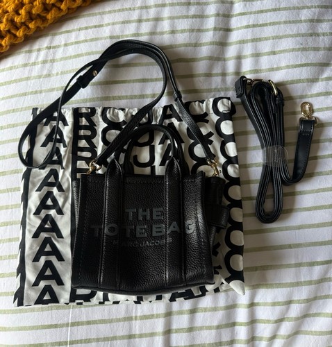 Marc jacobs black mini - mini, leather